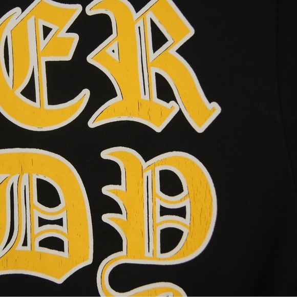 Philipp Plein Black Tee with Yellow and Brown Graphic - Picture 4 of 7